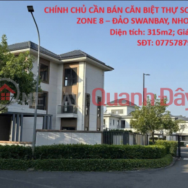 OWNER NEEDS TO SELL A BEAUTIFUL CORNER SEMI-DETACHED VILLA IN ZONE 8 – SWANBAY ISLAND, NHON TRACH, DONG NAI _0
