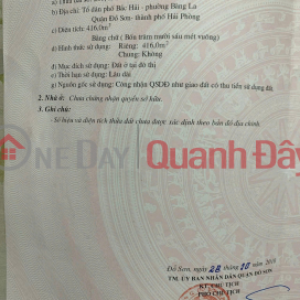 BÁN LÔ ĐẤT 416M² TRUNG TÂM BÀNG LA – ĐỒ SƠN GIÁ CHỈ 1X TRIỆU/M² CỰC HIẾM DIỆN TÍCH LỚN – ZALO 0567 222 555 _0