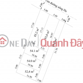 1.2x tỷ – 52.4m2 Đầu đường Sông He Hòa Nghĩa Zalo 0567222555 _0