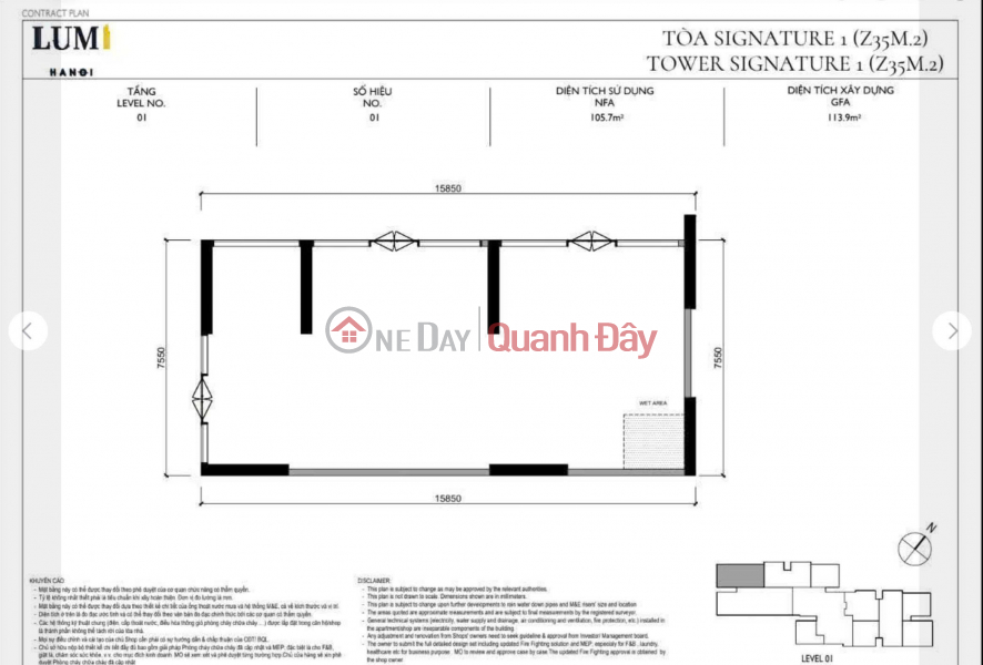 Property Search Vietnam | OneDay | Nhà ở Niêm yết bán | SIÊU PHẨM SHOPHOUSE GÓC - S101 LUMI HÀ NỘI - Căn góc cực hiếm - Vị trí vàng - Sinh lời vượt trội