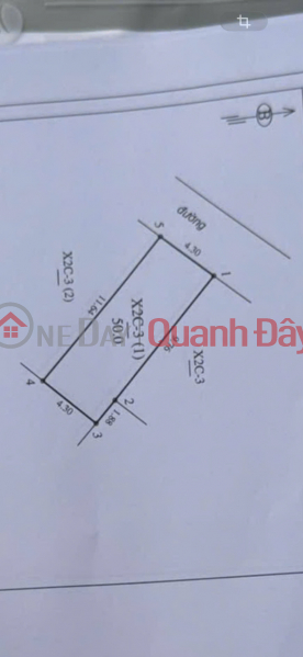đ 15 Billion | OWNER selling a resettlement land plot in Xóm Lò, Thượng Thanh, Long Biên, Hanoi - Road accessible to cars.