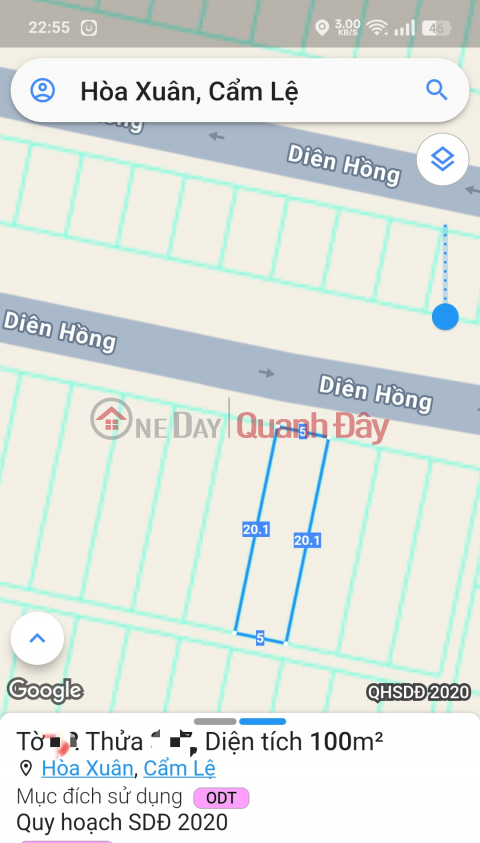 GOOD PRICE ONLY 5.7 BILLION - LAND LOT FRONTING 33M ROAD, HOA XUAN ECOLOGICAL URBAN AREA. _0
