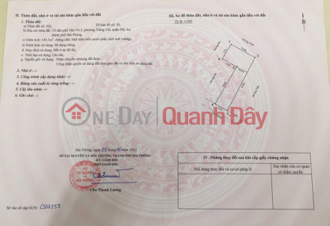 OWNER'S LAND - BEAUTIFUL LOCATION Frontage at Tan Vu 2 Group, Trang Cat Ward, Hai An, Hai Phong _0