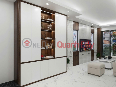 Beautiful house, fully furnished with high-end furniture, car parking at the gate. Tram Street - Long Bien. 40m2 x 6 floors x 11.45 billion VND. _0