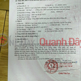 BEAUTIFUL HOUSE – GREAT PRICE – URGENT SALE! House for sale in Ward 11, Tan Binh District. _0