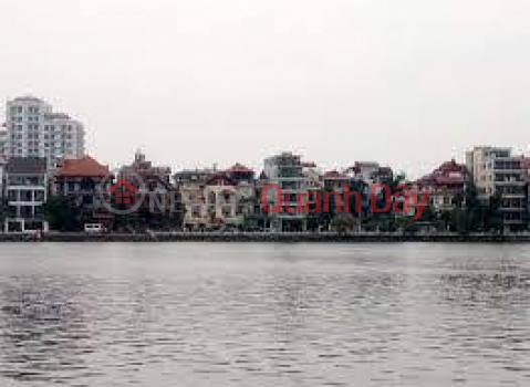 House for sale on West Lake front, Quang An street, Tu Hoa, Tay Ho district, 373m² wide frontage _0