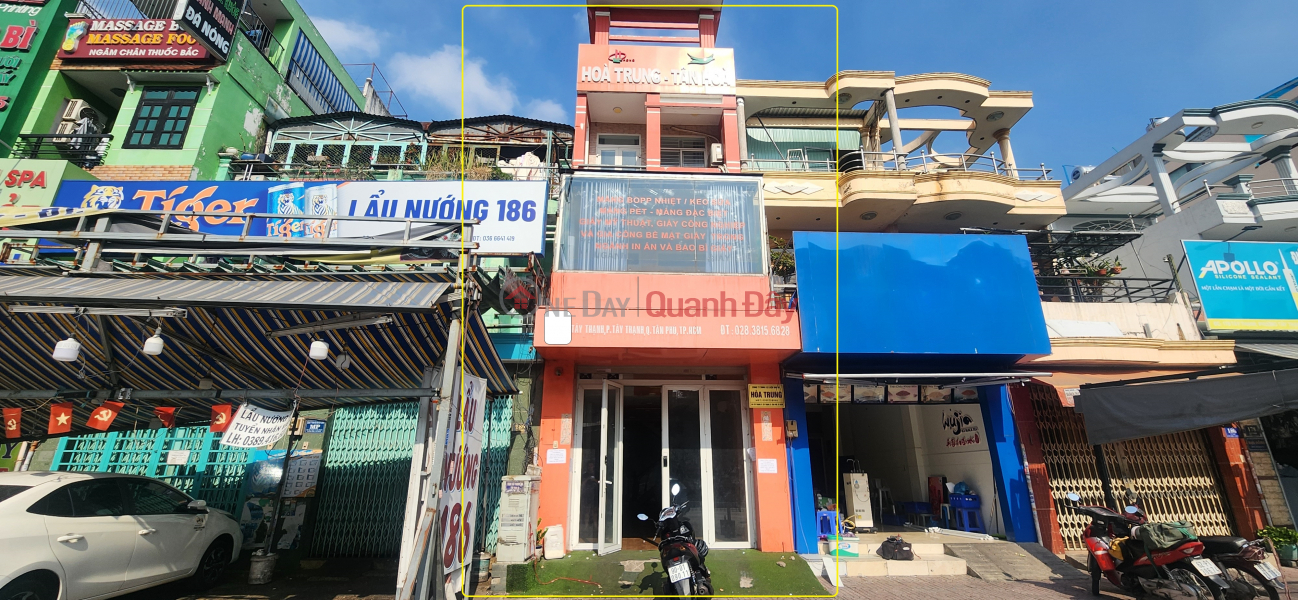 Property Search Vietnam | OneDay | Residential | Rental Listings House for rent on Tay Thanh Street, Tan Phu District, 96m², 4 floors, 30 million VND - near AEON Mall.