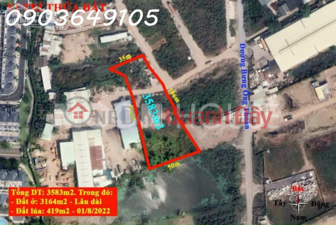 Ngộp bank bán 3583m2 đất đường Bưng Ông Thoàn Phường Phú Hữu LH: 0903649105 _0