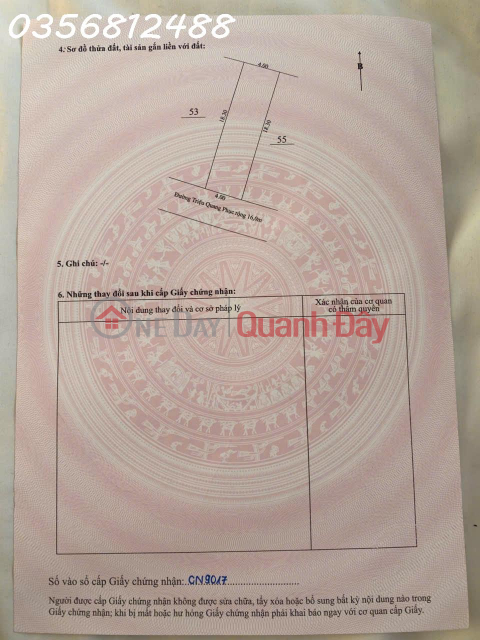 Land for sale with house on Trieu Quang Phuc street, Nha Trang, Khanh Hoa, area 73.2m2, investment price _0