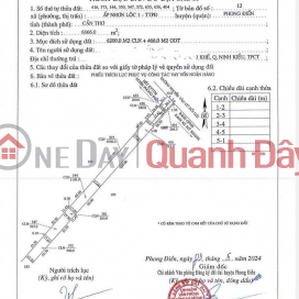 OWNER SELLS land lot on Nguyen Van Cu street frontage - Phong Dien town - Phong Dien - Can Tho _0