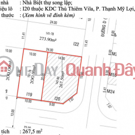 Selling a corner plot with two street frontages in the old Thu Thiem Villa residential area, District 2, at a good price – a rare opportunity. _0
