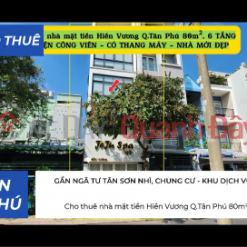 House for rent on Hien Vuong Street, Tan Phu District, 80m², 6 floors. _0