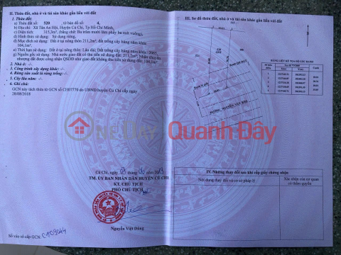 ĐẤT ĐẸP – GIÁ TỐT – CHÍNH CHỦ BÁN LÔ ĐẤT 2 MẶT TIỀN Đường Nguyễn Văn Khạ, Tân An Hội, Củ Chi HCM _0