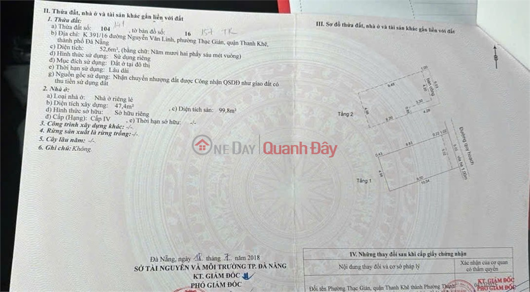 Property Search Vietnam | OneDay | Residential Sales Listings | BEAUTIFUL HOUSE - GREAT PRICE - OWNER NEEDS TO SELL QUICKLY in Thanh Khe District, Da Nang City
