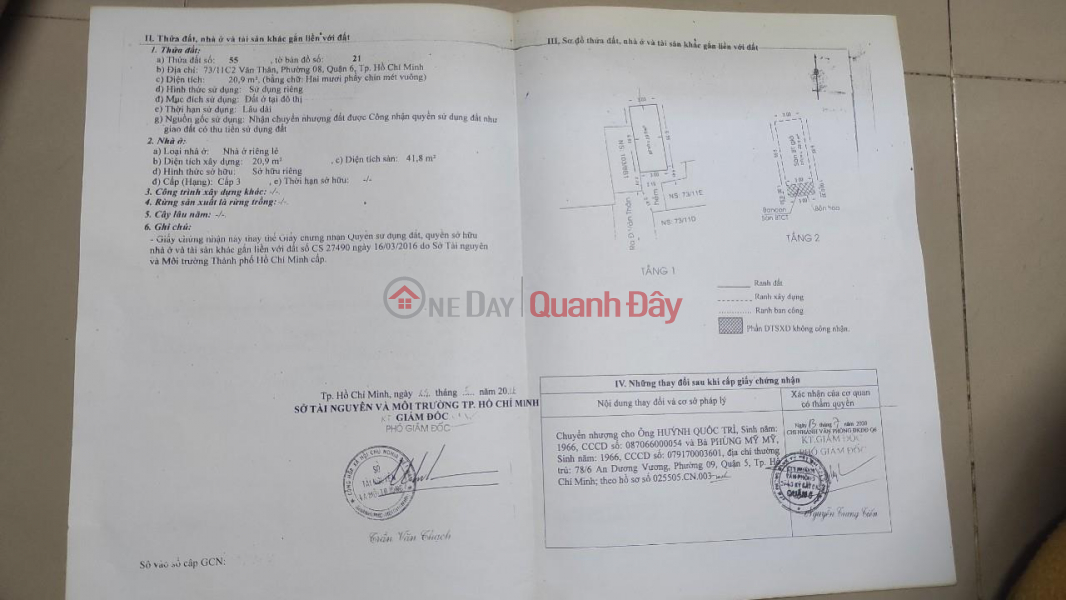 Property Search Vietnam | OneDay | Nhà ở Niêm yết bán NHÀ ĐẸP - GIÁ TỐT - Cần Bán Căn Nhà Tại Quận 6, TP HCM