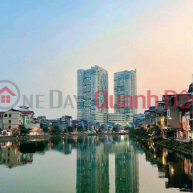 House for sale on Ngoc Lam lake front, 64m, frontage 5.2m, car parking at door, near Hong Tien extended road _0