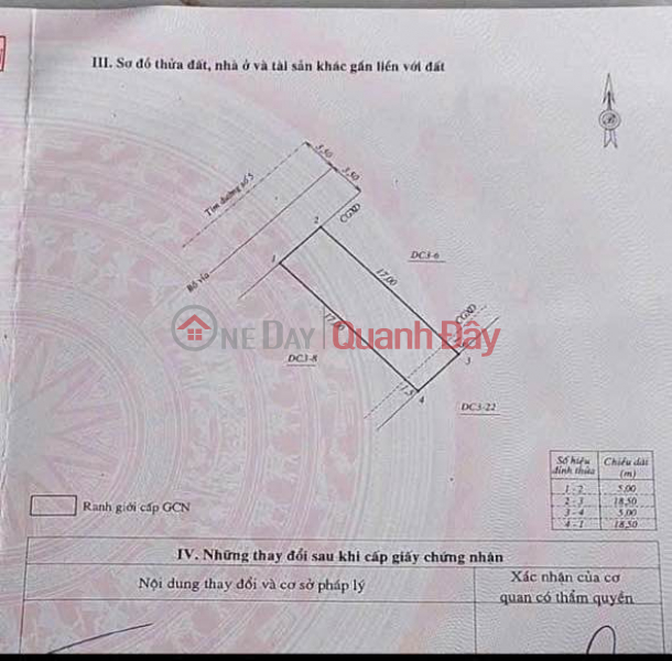 Bán gấp 80m2 đất sổ hồng TT Quy Nhơn,Bình Định chỉ hơn 2 tỷ, công chứng ngay., Việt Nam Bán, đ 2,2 tỷ