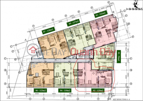 Chính chủ bán chung cư The One Complex số 1 Định Công Hà Nội, DT 129m2, 80tr/m2 _0
