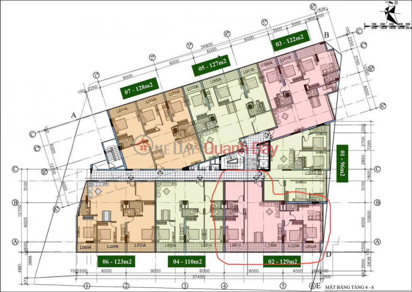 Property Search Vietnam | OneDay | Nhà ở, Niêm yết bán | Chính chủ bán chung cư The One Complex số 1 Định Công Hà Nội, DT 129m2, 80tr/m2