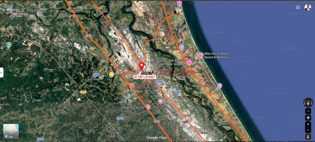 đ 450 Million, PRIME LAND - GREAT PRICE - OWNER SELLING QUICKLY - PLOT OF LAND IN BINH PHUC COMMUNE, THANG BINH DISTRICT, QUANG NAM PROVINCE