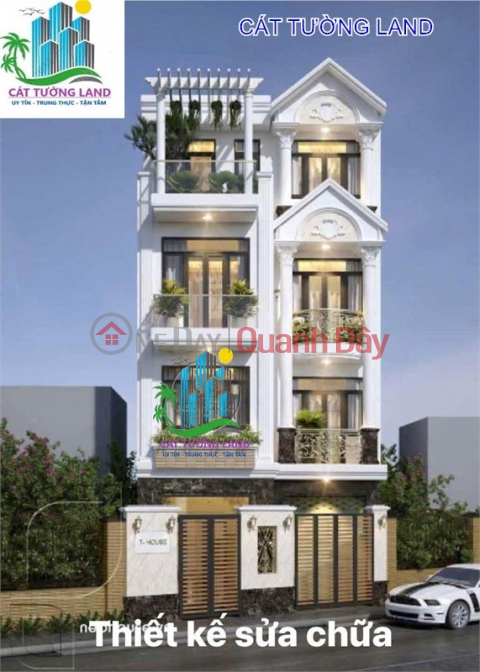 House for sale 6.2x13m, 4 floors. Officers area, Bach Dang street, Airport gate. Only 12.8 billion _0