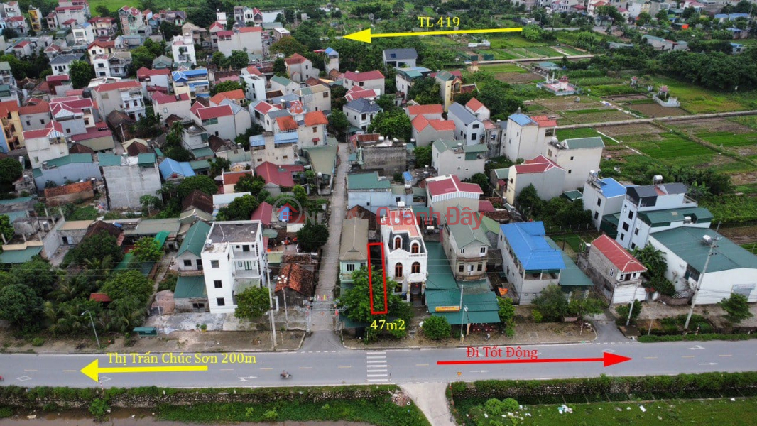 Property Search Vietnam | OneDay | Residential Sales Listings, I want to sell a 47m2 plot of land, only 2.x billion (x tiny),frontage on Nguyen Anh Troi street, vast sidewalk,