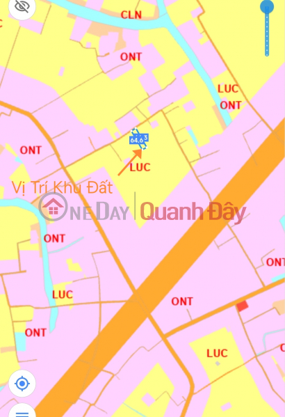 Property Search Vietnam | OneDay | Nhà ở, Niêm yết bán | Bán gấp lô đất lúa Xã Đức Tân giá 1 tỷ