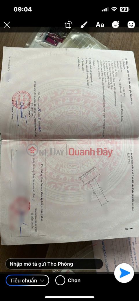 100m² đầu ngõ 199 Tân Thành – Dương Kinh Giá 2.x tỷ – Lô vuông đẹp, ngõ 5m ZALO 0567 222 555 _0