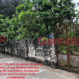ĐẤT ĐẸP- GIÁ TỐT chính chủ cần bán đất tại thôn Thông Nhất, xã Song Phượng, huyện Đan Phượng, HN _0