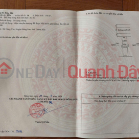 300m2 of land for sale at 510 Dong Ao (Dong Cua Ao) in the former Dong Van commune, Thanh Hoa province. _0