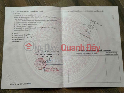 PRIME LAND FOR SALE - OWNER NEEDS TO SELL LAND IN DONG GIA URBAN AREA, VIET TRI WARD (CENTRAL AREA OF VIET TRI CITY),PHU THO PROVINCE _0