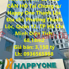 NHANH TAY Sở Hữu CĂN HỘ Tại Chung cư Happy One Thạnh Lộc _0