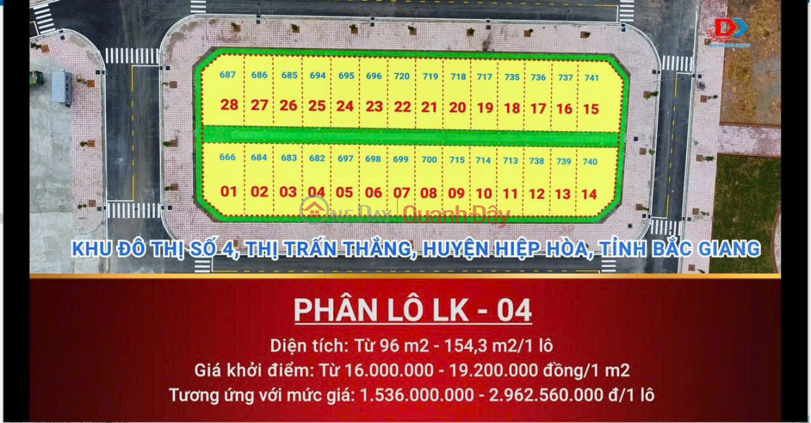 Property Search Vietnam | OneDay | Residential Sales Listings, Auction of Residential Area No. 4 - TT Thang - Hiep Hoa - BG price F0