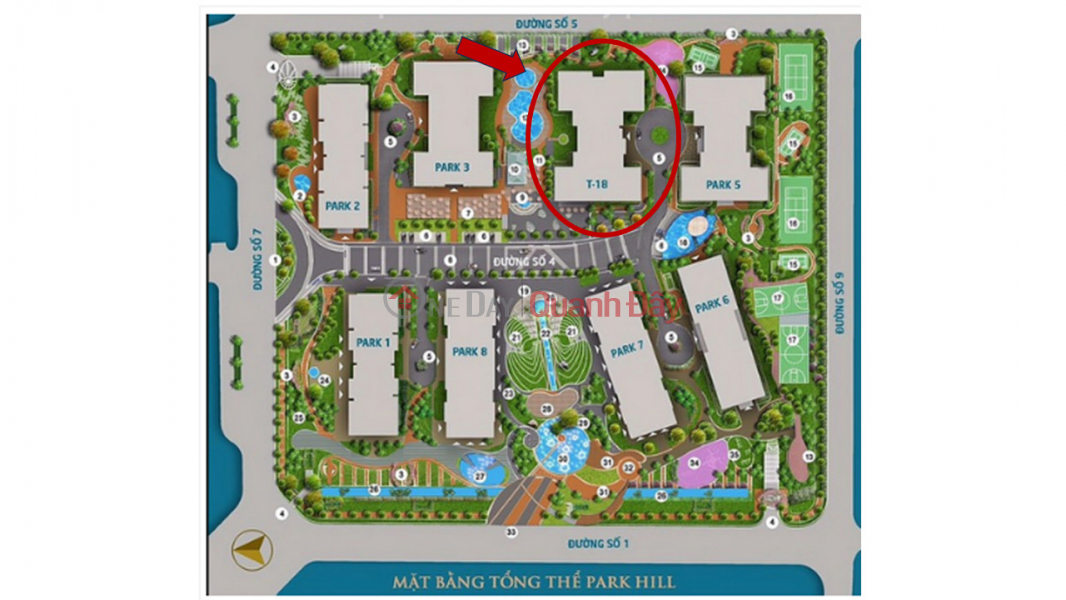 đ 5,1 tỷ | CẦN BÁN CĂN HỘ TIMES CITY PARK HILLS: 91M2, 3 PHÒNG NGỦ, LÔ GÓC 2 BAN CÔNG, CHỈ 5.1 TỶ