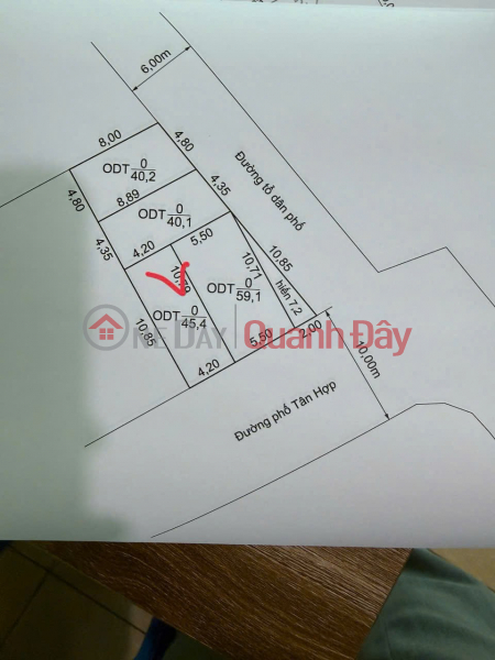 đ 1,52 tỷ 1,5xx TỶ – LÔ DUY NHẤT ĐƯỜNG 10M TÂN THÀNH DIỆN TÍCH GỌN – VỊ TRÍ DÂN CƯ ZALO 0567 222 555