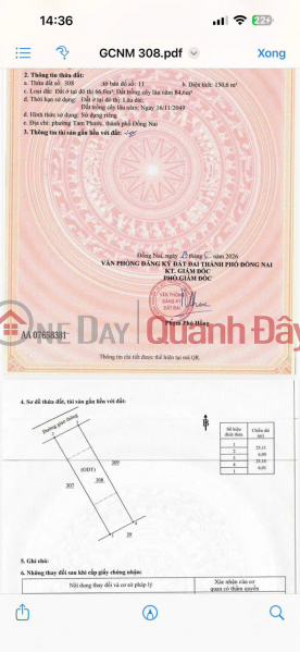 đ 1,18 tỷ, HÓT ĐẤT ĐẸP – GIÁ TỐT- CHÍNH CHỦ BÁN 5 LÔ ĐẤT LIỀN KỀ Tại Phường Tam Phước, TP Biên Hòa, Đồng Nai