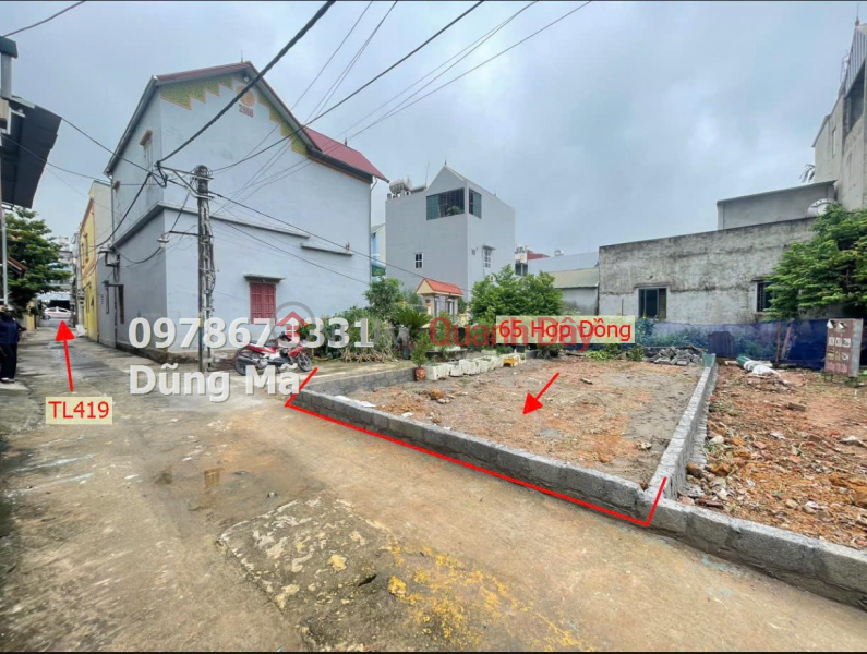 65M2 LAND FOR SALE IN DONG LE - CONTRACT - CHUONG MY Sales Listings