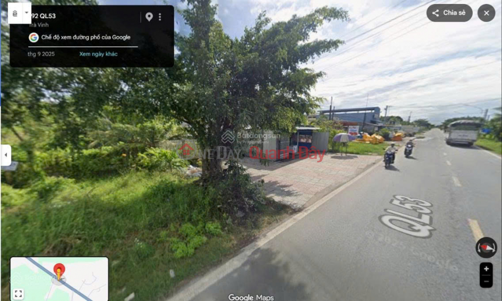 Property Search Vietnam | OneDay | Nhà ở | Niêm yết bán Bán lô đất thổ cư, mặt tiền đắc địa QL53, đối điện Công An Huyện Càng Long, Tỉnh Trà Vinh.