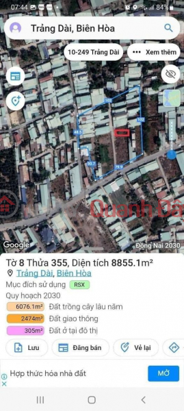 Property Search Vietnam | OneDay | , Niêm yết bán, Bán Lô đất cực rẻ giá bao đầu tư ngay P.Trảng Dài