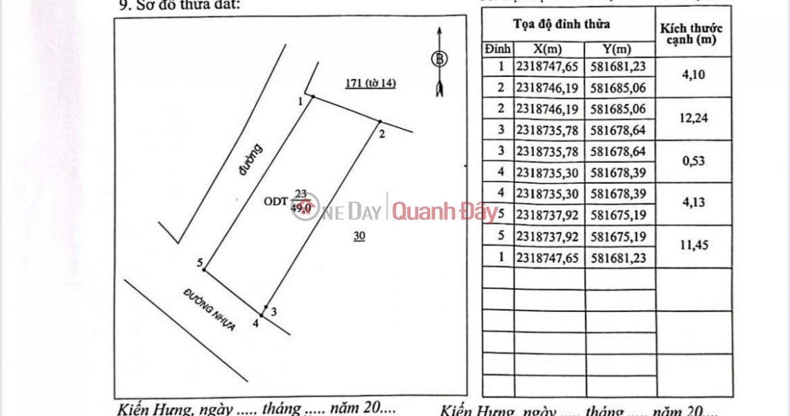 đ 14.9 Billion Owner selling a beautiful commercial property on Da Sy Street, Kien Hung Ward, Ha Dong District, Hanoi.