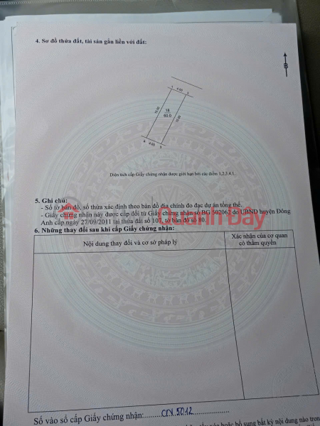 đ 8.88 Billion, SUPER HOT – GOLDEN LAND OF LỆ PHẠM – PHÚC THINH (OLD DONG ANH)