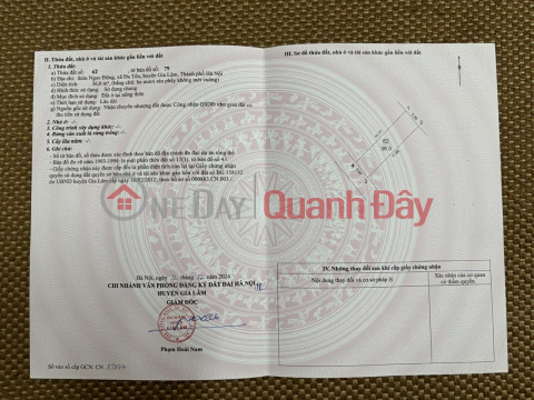 BÁN 36 M2 ĐẤT MẶT ĐƯỜNG KINH DOANH NGỌC ĐỘNG – BÁT TRÀNG (GIA LÂM) GIÁ 5.8 TỶ _0