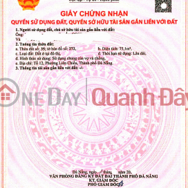 Selling 4 plots at K82\/22 Nguyen Luong Bang - connecting to Hoang Thi Loan street. _0
