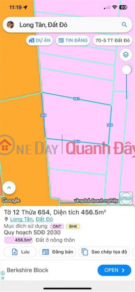 đ 10 Million | OWNER URGENTLY SELLING LAND PLOT ON NATIONAL HIGHWAY 765, Long Tan, Long Dat District, Ba Ria Vung Tau