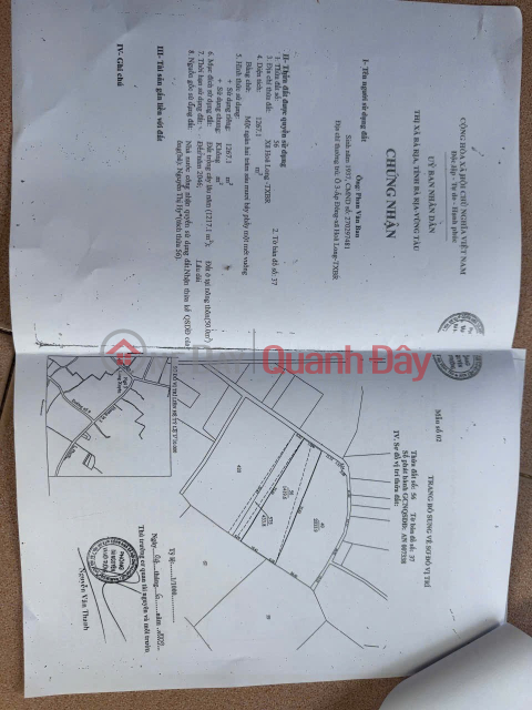 INVESTMENT IS PROFITABLE - Owner needs to sell land on Huong Lo 3 Road, Hoa Long Commune, Ba Ria City, BRVT. _0