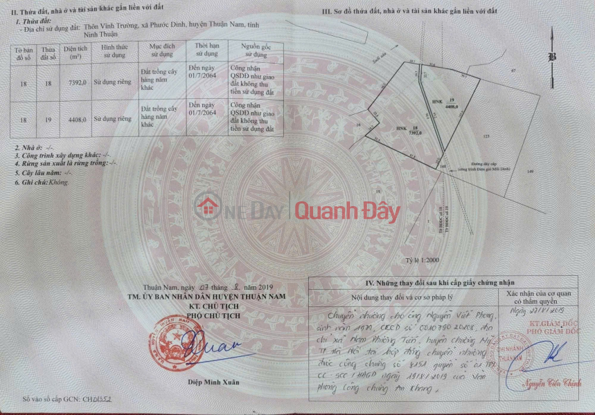Property Search Vietnam | OneDay | Residential, Sales Listings HOT HOT - LAND FOR SALE NEAR THE BEACH, on the route from Phan Rang to Ca Na, in Phuoc Dinh Commune, Thuan Nam District, Ninh Thuan Province