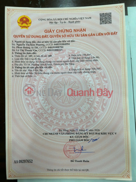Làm ơn chọn, Nhà ở Niêm yết bán | đ 5,2 tỷ