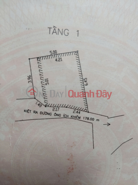 Bán nhà kiệt 572/129 Ông Ích Khiêm. Quận Hải Châu - Đà Nẵng . _0