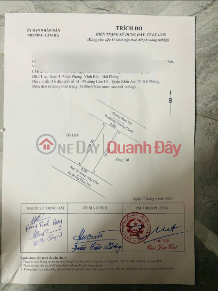Property Search Vietnam | OneDay | Nhà ở | Niêm yết bán CHÍNH CHỦ CẦN BÁN CĂN NHÀ Vị Trí Đẹp Tại 183 PHAN TRỨ, LÃM HÀ, KIẾN AN, HẢI PHÒNG