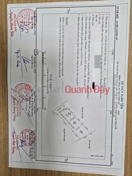 SUPER BEAUTIFUL LAND - GOOD PRICE - URGENT SALE Potential F0 Land Lot In Dong Vo, Go Cao Sales Listings